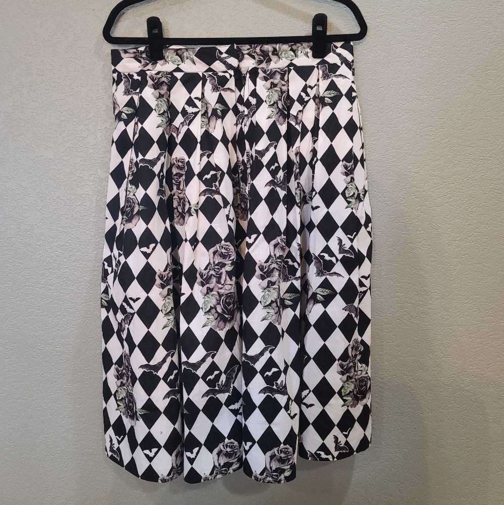 Hell Bunny Hauntley 50's Skirt